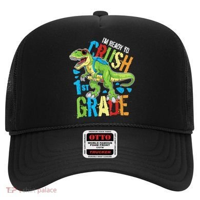 Im Ready To Crush 1st Grade Dinosaur T Rex Back To School Hat
