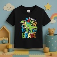 Im Ready To Crush 1st Grade Dinosaur T Rex Back To School Toddler T-Shirt thumb 3
