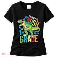Im Ready To Crush 1st Grade Dinosaur T Rex Back To School Women's T-Shirt thumb 0