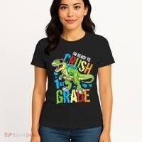 Im Ready To Crush 1st Grade Dinosaur T Rex Back To School Women's T-Shirt thumb 4