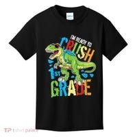 Im Ready To Crush 1st Grade Dinosaur T Rex Back To School Kids T-Shirt thumb 0
