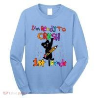 Im Ready To Crush 1St Grade First Grade Cat Cute Gift Long Sleeve Shirt thumb 0