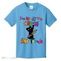 Im Ready To Crush 1St Grade First Grade Cat Cute Gift Kids T-Shirt thumb 0