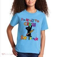 Im Ready To Crush 1St Grade First Grade Cat Cute Gift Kids T-Shirt thumb 2