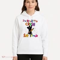 Im Ready To Crush 1St Grade First Grade Cat Cute Gift Hoodie thumb 5