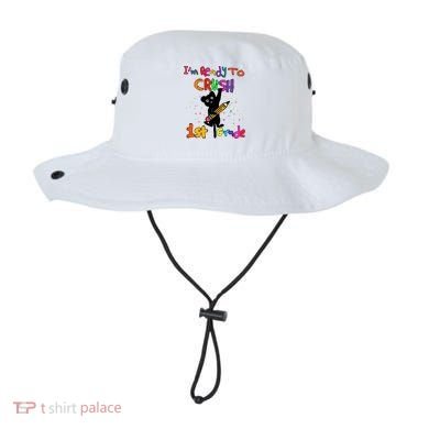 Im Ready To Crush 1St Grade First Grade Cat Cute Gift Bucket Hat