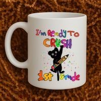 Im Ready To Crush 1St Grade First Grade Cat Cute Gift Coffee Mug thumb 2