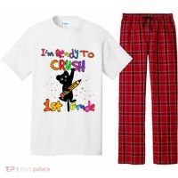 Im Ready To Crush 1St Grade First Grade Cat Cute Gift Pajama Set thumb 0