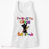 Im Ready To Crush 1St Grade First Grade Cat Cute Gift Women's Tank Top thumb 0