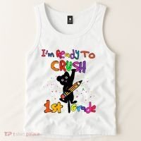 Im Ready To Crush 1St Grade First Grade Cat Cute Gift Tank Top thumb 2
