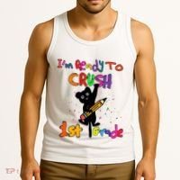 Im Ready To Crush 1St Grade First Grade Cat Cute Gift Tank Top thumb 3