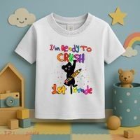 Im Ready To Crush 1St Grade First Grade Cat Cute Gift Toddler T-Shirt thumb 3