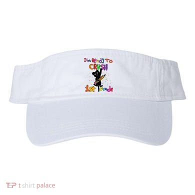 Im Ready To Crush 1St Grade First Grade Cat Cute Gift Visor