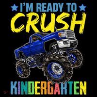 I'm Ready To Crush Kindergarten Monster Truck Back To School Coffee Mug thumb 5