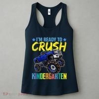 I'm Ready To Crush Kindergarten Monster Truck Back To School Women's Tank Top thumb 3