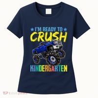 I'm Ready To Crush Kindergarten Monster Truck Back To School Women's T-Shirt thumb 0