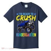 I'm Ready To Crush Kindergarten Monster Truck Back To School Kids T-Shirt thumb 0