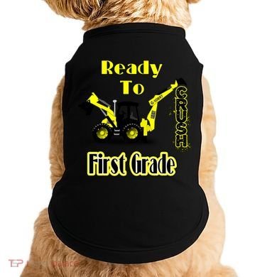 Im Ready To Crush 1St Grade Gift Back To School Cool Gift Doggie Tank