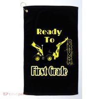 Im Ready To Crush 1St Grade Gift Back To School Cool Gift Golf Towel thumb 0