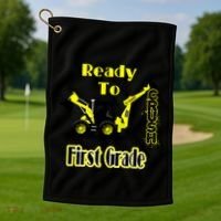 Im Ready To Crush 1St Grade Gift Back To School Cool Gift Golf Towel thumb 1