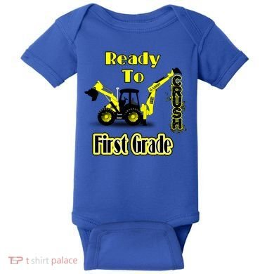 Im Ready To Crush 1St Grade Gift Back To School Cool Gift Baby Bodysuit