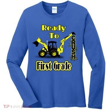 Im Ready To Crush 1St Grade Gift Back To School Cool Gift Women's Long Sleeve Shirt