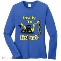 Im Ready To Crush 1St Grade Gift Back To School Cool Gift Women's Long Sleeve Shirt thumb 0