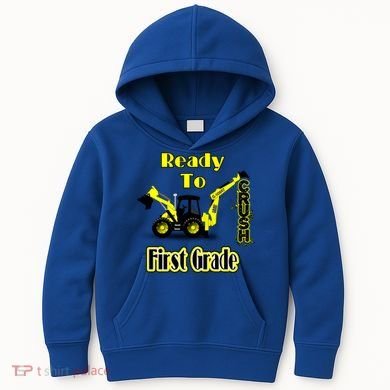 Im Ready To Crush 1St Grade Gift Back To School Cool Gift Kids Hoodie