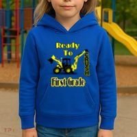 Im Ready To Crush 1St Grade Gift Back To School Cool Gift Kids Hoodie thumb 3
