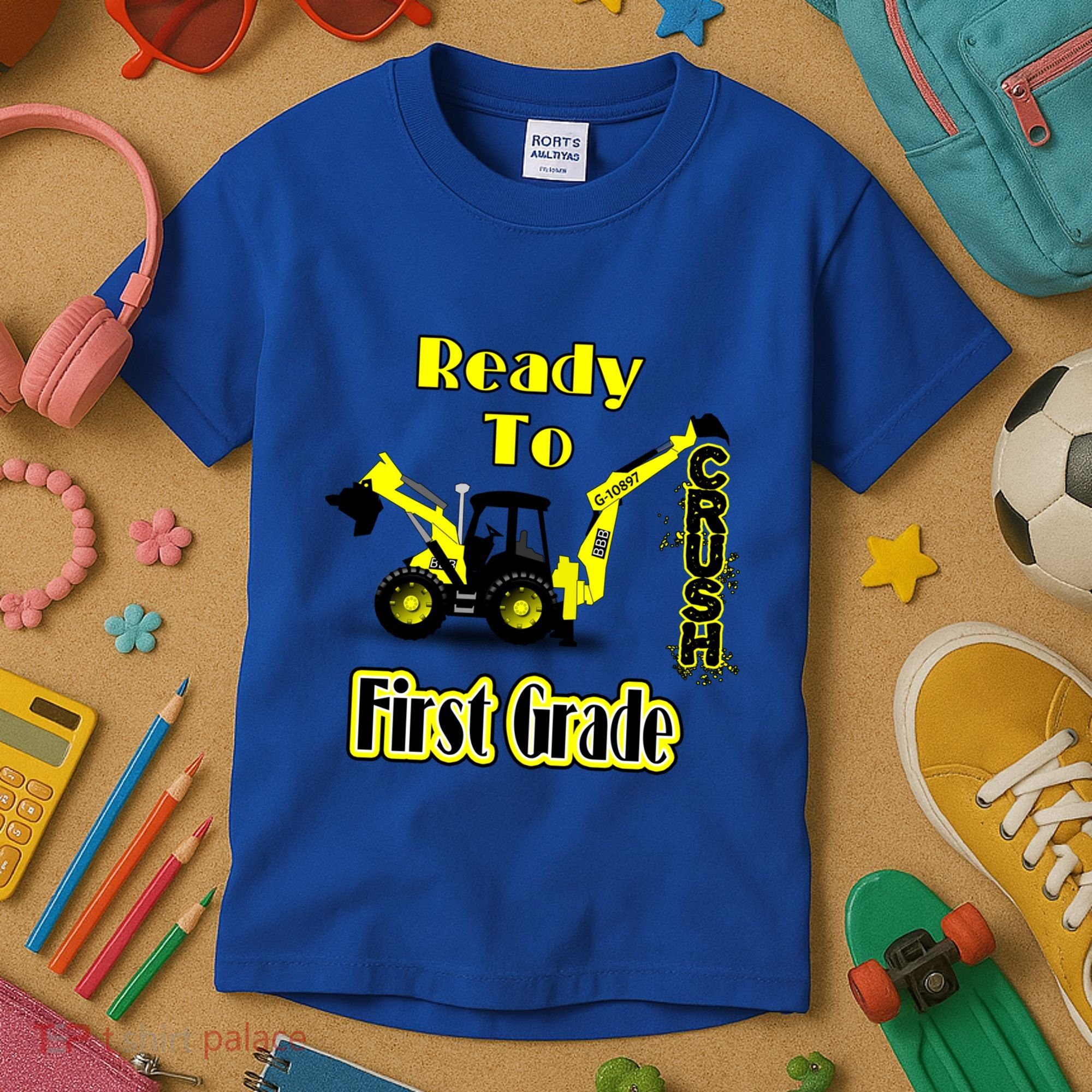 Im Ready To Crush 1St Grade Gift Back To School Cool Gift Kids T-Shirt