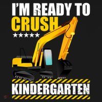 I'm Ready To Crush Kindergarten Bulldozer Back To School Ornament thumb 1