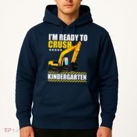 I'm Ready To Crush Kindergarten Bulldozer Back To School Hoodie thumb 2