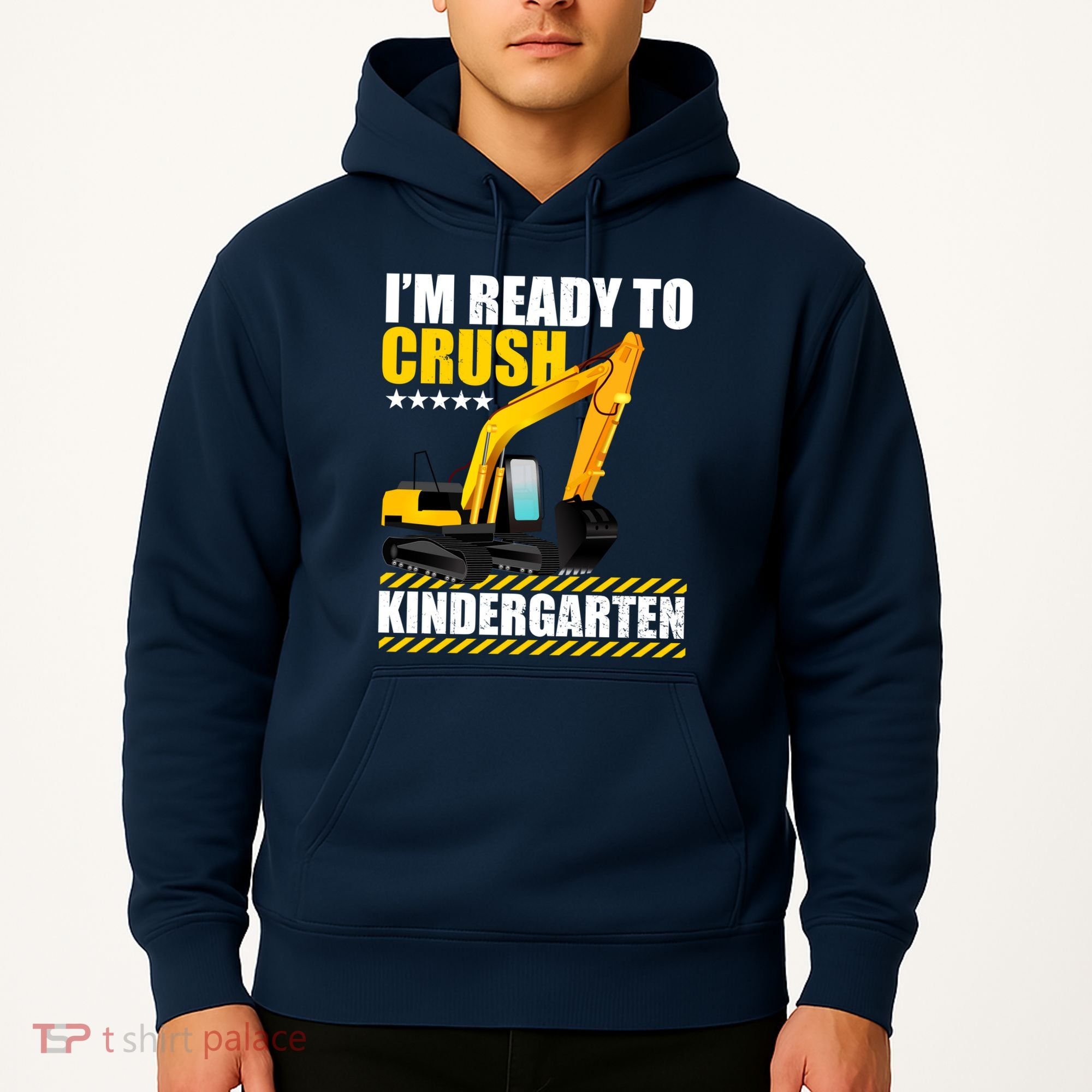 I'm Ready To Crush Kindergarten Bulldozer Back To School Hoodie