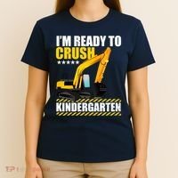 I'm Ready To Crush Kindergarten Bulldozer Back To School T-Shirt thumb 4