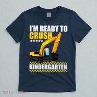 I'm Ready To Crush Kindergarten Bulldozer Back To School T-Shirt thumb 5