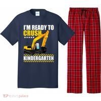 I'm Ready To Crush Kindergarten Bulldozer Back To School Pajama Set thumb 0