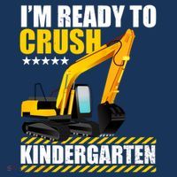 I'm Ready To Crush Kindergarten Bulldozer Back To School Women's Hoodie thumb 2