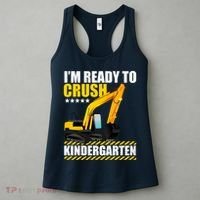 I'm Ready To Crush Kindergarten Bulldozer Back To School Women's Tank Top thumb 3