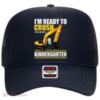 I'm Ready To Crush Kindergarten Bulldozer Back To School Hat thumb 0