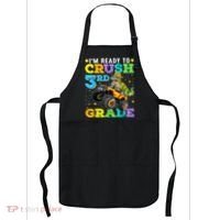 I'm Ready To Crush 3rd Grade Monster Truck Dinosaur Boy Apron thumb 0