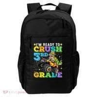 I'm Ready To Crush 3rd Grade Monster Truck Dinosaur Boy Backpack thumb 0