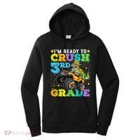 I'm Ready To Crush 3rd Grade Monster Truck Dinosaur Boy Women's Hoodie thumb 0