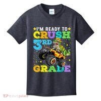 I'm Ready To Crush 3rd Grade Monster Truck Dinosaur Boy Kids T-Shirt thumb 0
