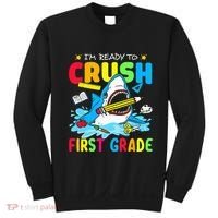I'm Ready To Crush 1st Grade Shark Back To School Sweatshirt thumb 0