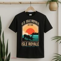 Isle Royale US National Park Michigan USA Parks Lover Gift T-Shirt thumb 2