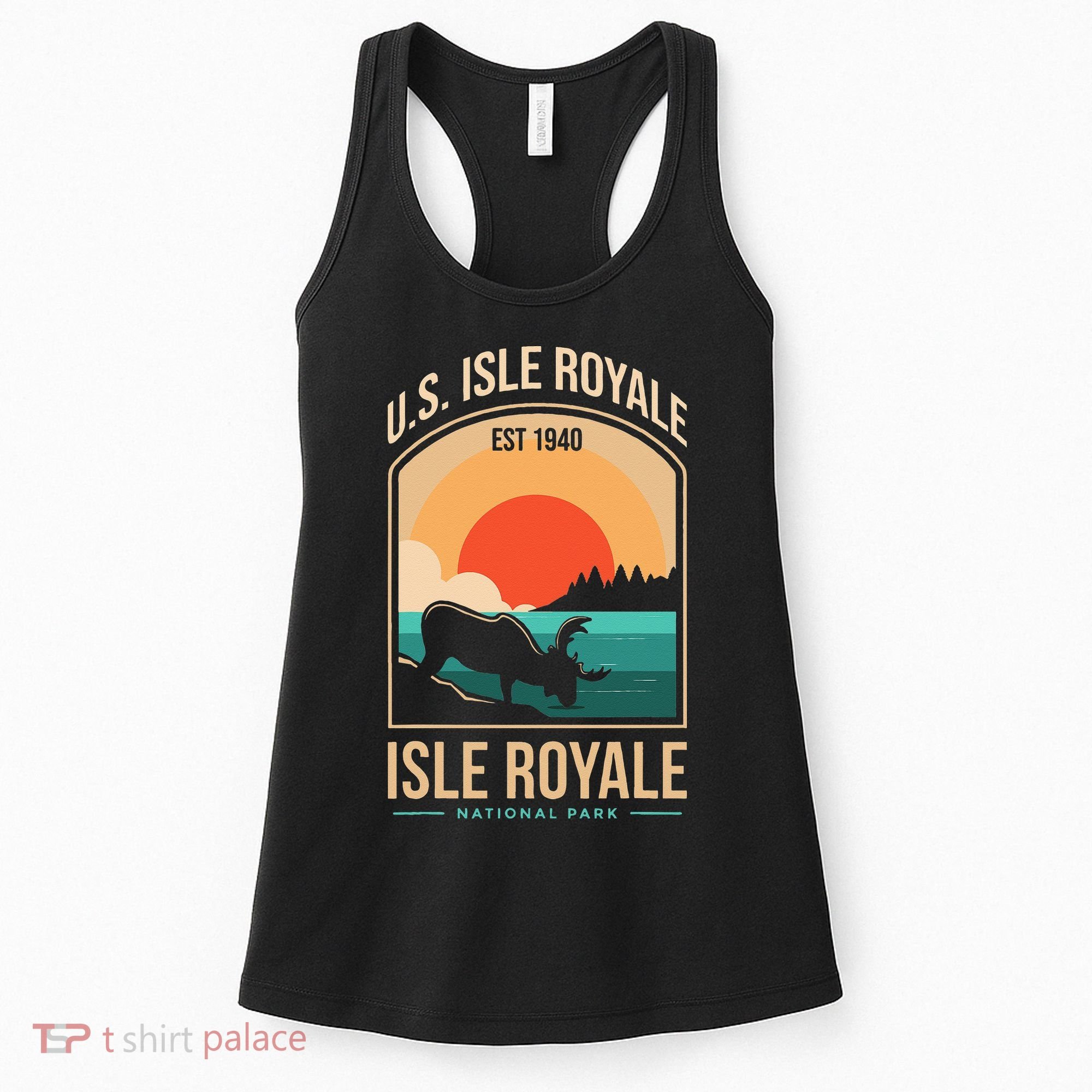 Isle Royale US National Park Michigan USA Parks Lover Gift Women's Tank Top