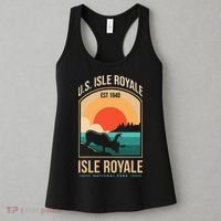 Isle Royale US National Park Michigan USA Parks Lover Gift Women's Tank Top thumb 3