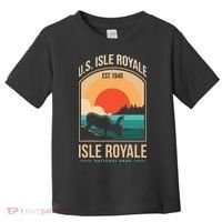 Isle Royale US National Park Michigan USA Parks Lover Gift Toddler T-Shirt thumb 0