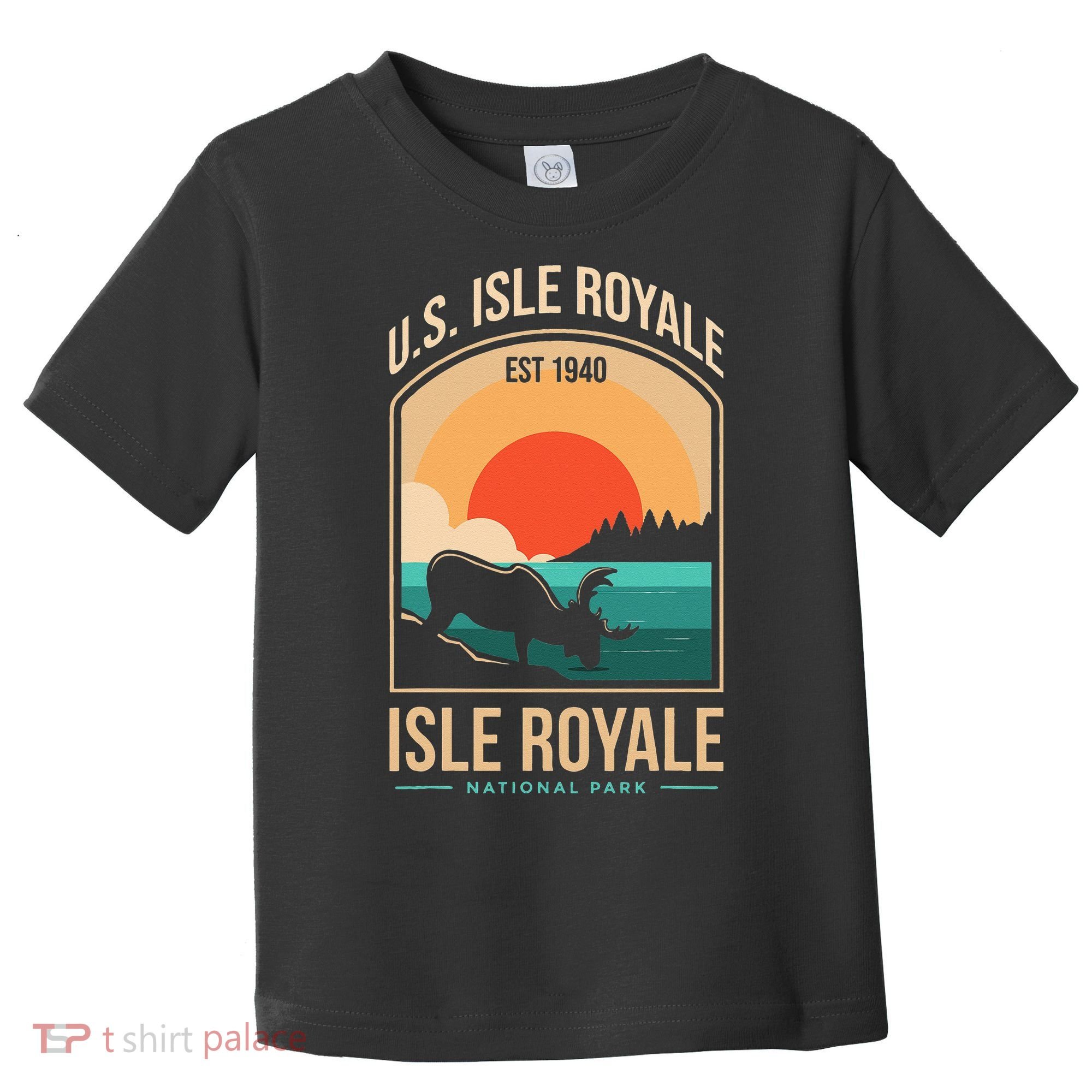 Isle Royale US National Park Michigan USA Parks Lover Gift Toddler T-Shirt