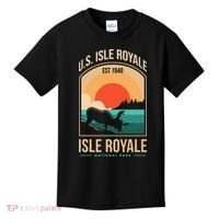 Isle Royale US National Park Michigan USA Parks Lover Gift Kids T-Shirt thumb 0